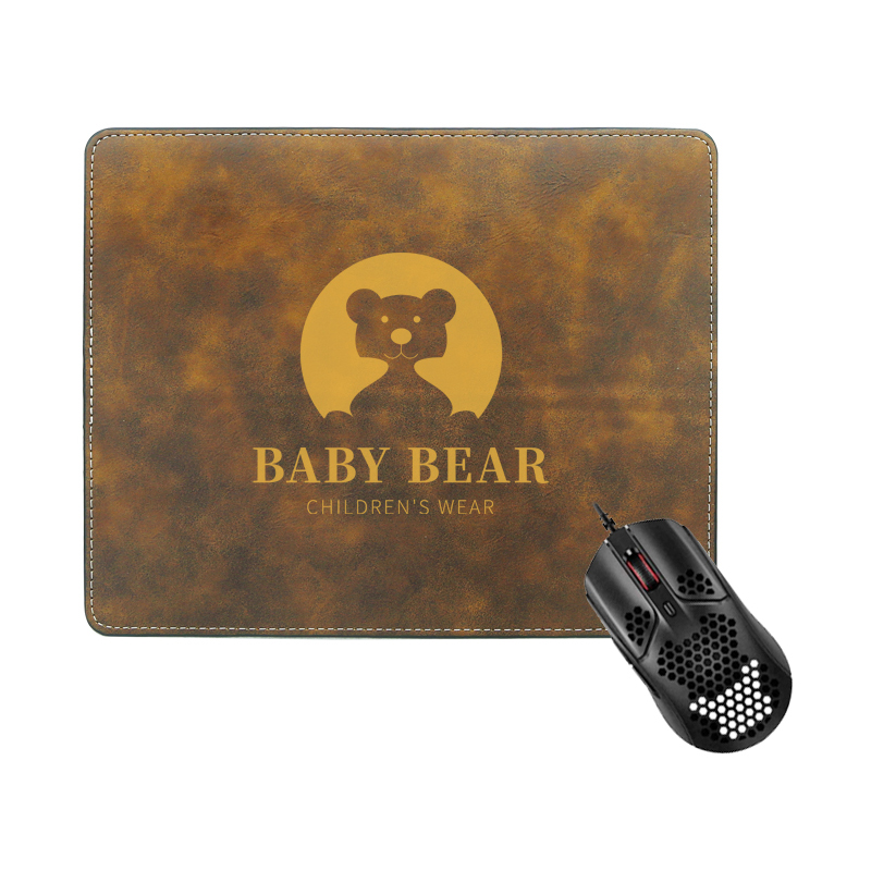 Lazerlenebilir Suni Deri Dikdörtgen Mouse Pad 25*20cm
