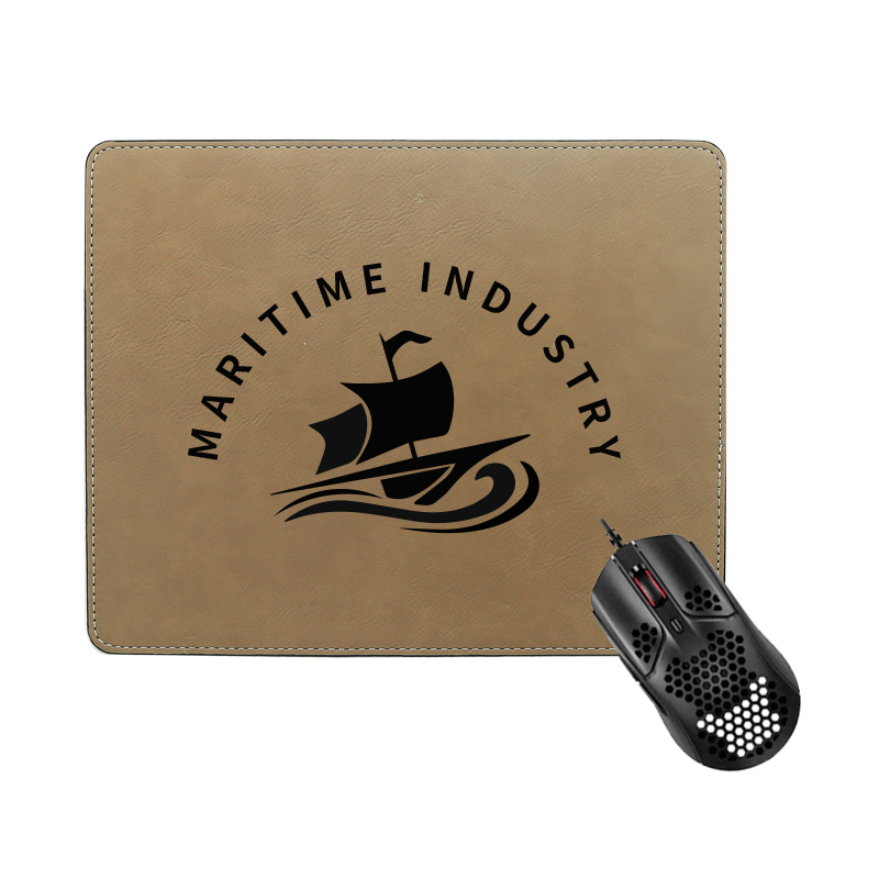 Lazerlenebilir Suni Deri Dikdörtgen Mouse Pad 25*20cm