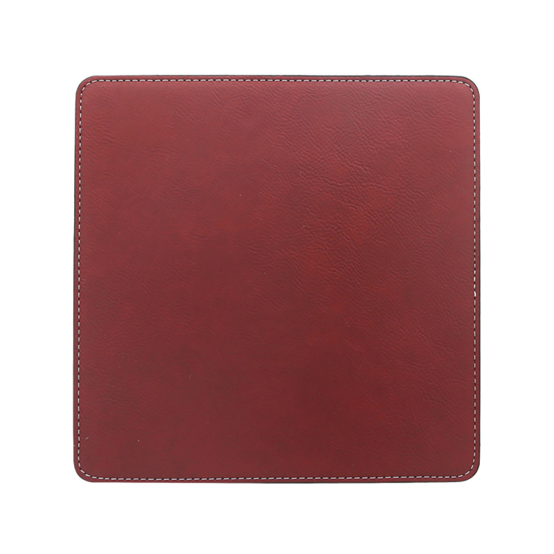 Lazerlenebilir Suni Deri Kare Mouse Pad 20*20cm