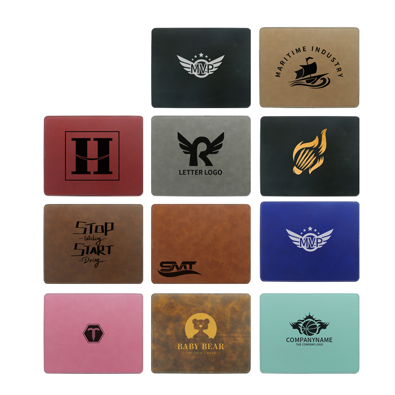 Lazerlenebilir Suni Deri Dikdörtgen Mouse Pad 25*20cm