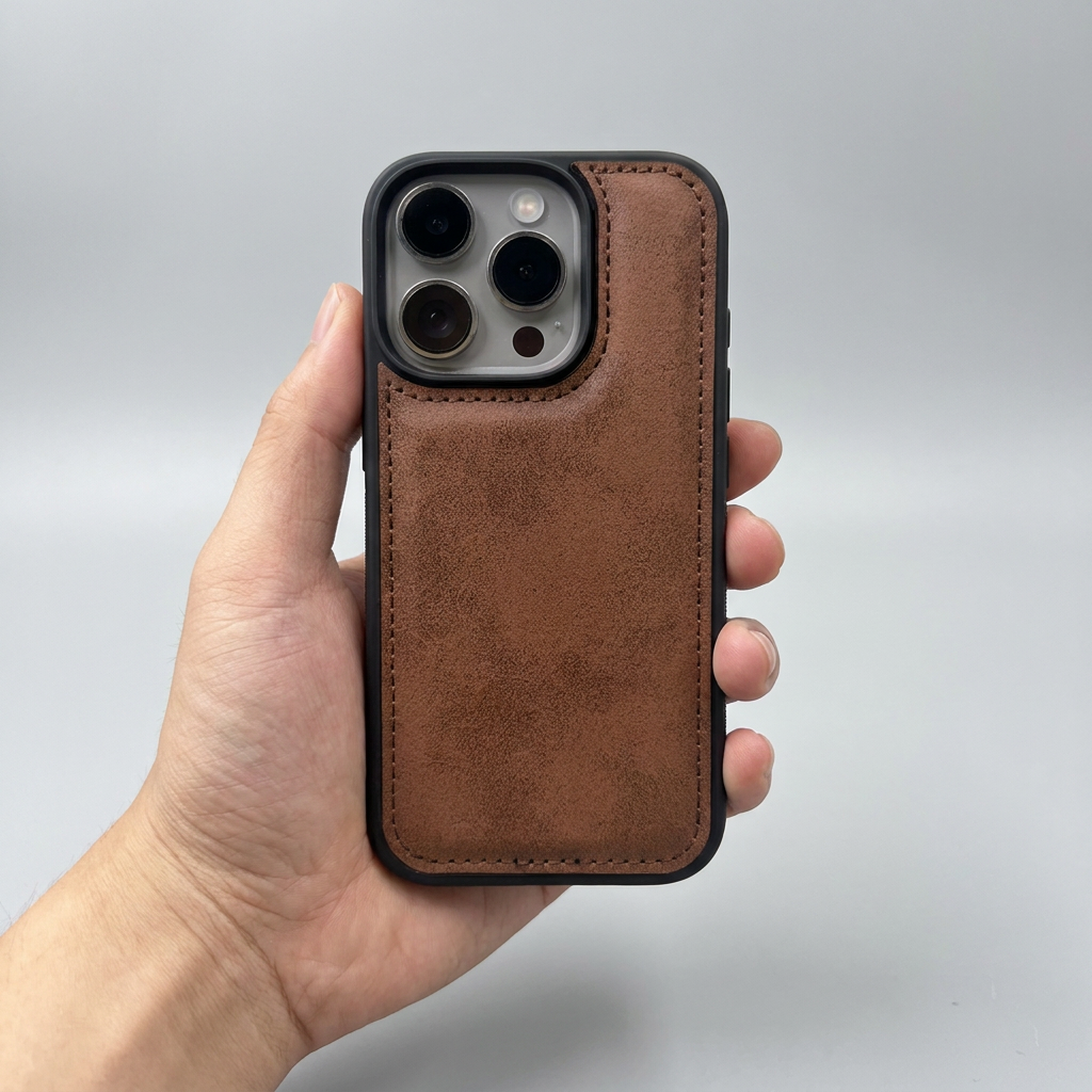 Lazerlenebilir Deri Telefon Kılıfı