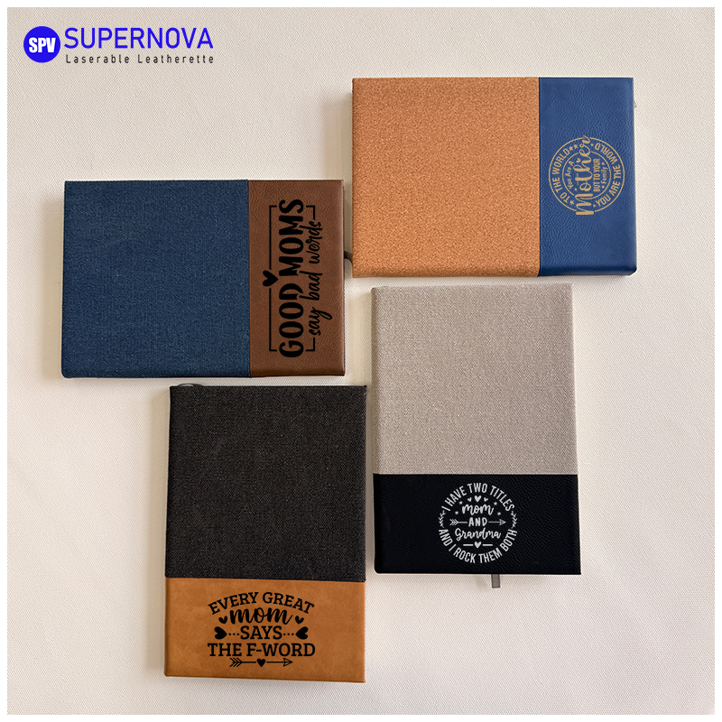 Bölünmüş Lazerlenebilir Deri ve Kanvas Defter