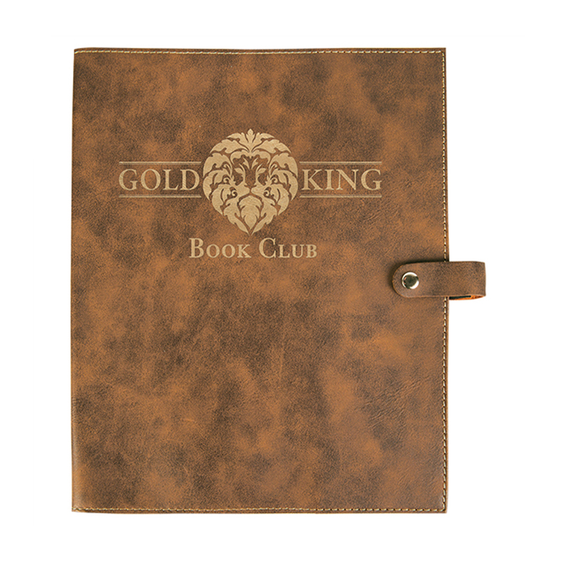 Çıtçıtlı Deri Kitap Kapağı