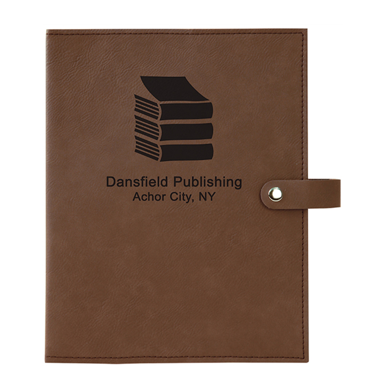Çıtçıtlı Deri Kitap Kapağı