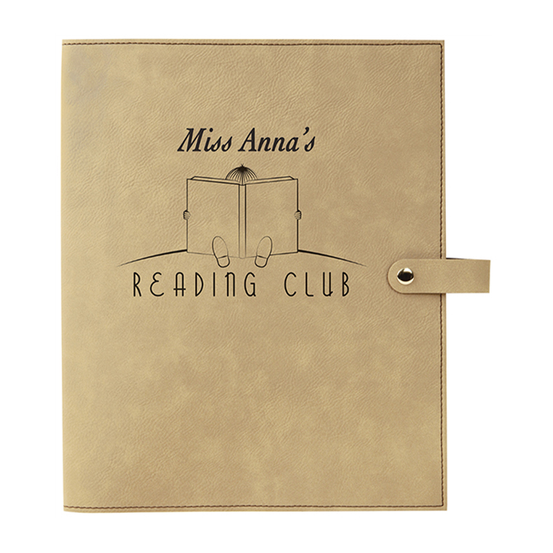 Çıtçıtlı Deri Kitap Kapağı