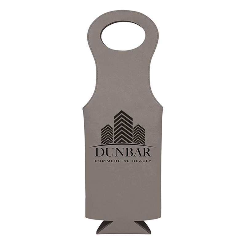 Suni Deri Şarap Çantaları