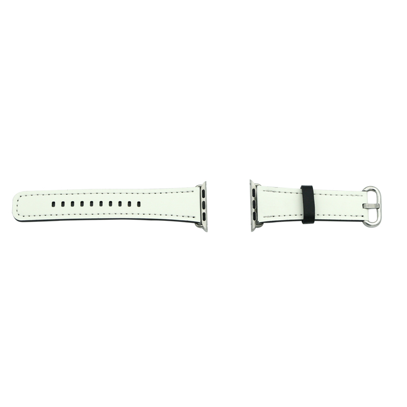 4/5-44mm Serisi için Süblimasyon PU Deri Apple iWatch Kordonlar