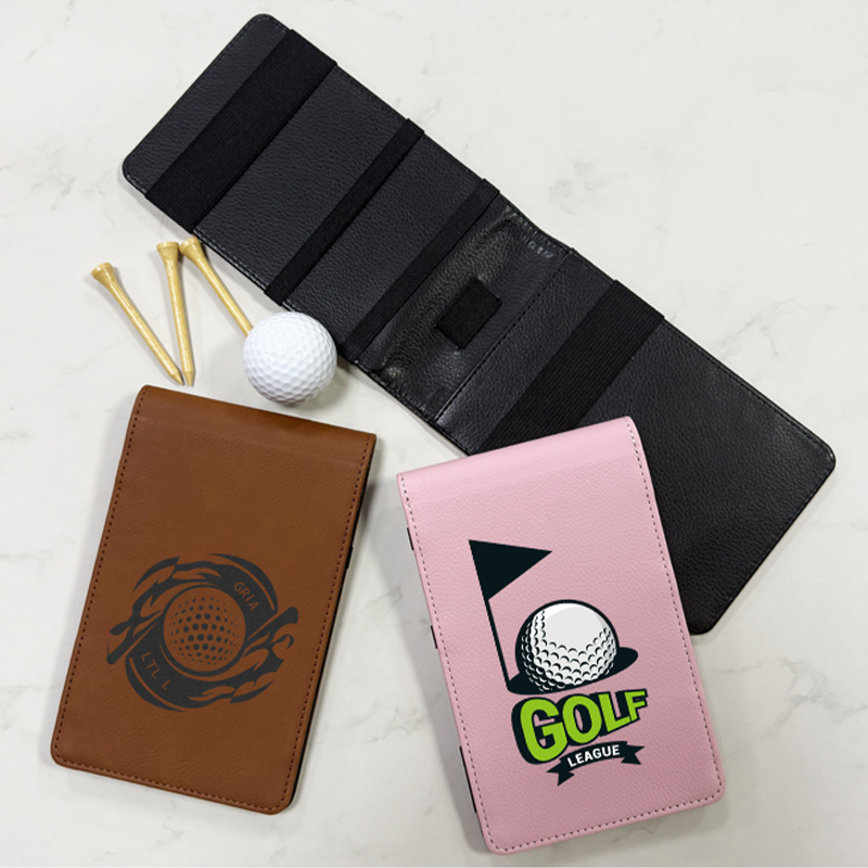 Süblimasyon Suni Deri Golf Puan Kartı Tutucu