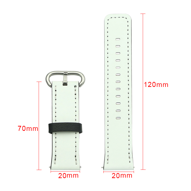 Süblimasyon PU Deri Samsung/Huawei Saat Kordonları 20mm